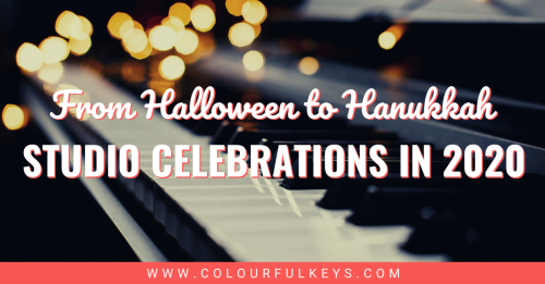 Creative Piano Studio Celebrations - From Halloween to Hanukkah