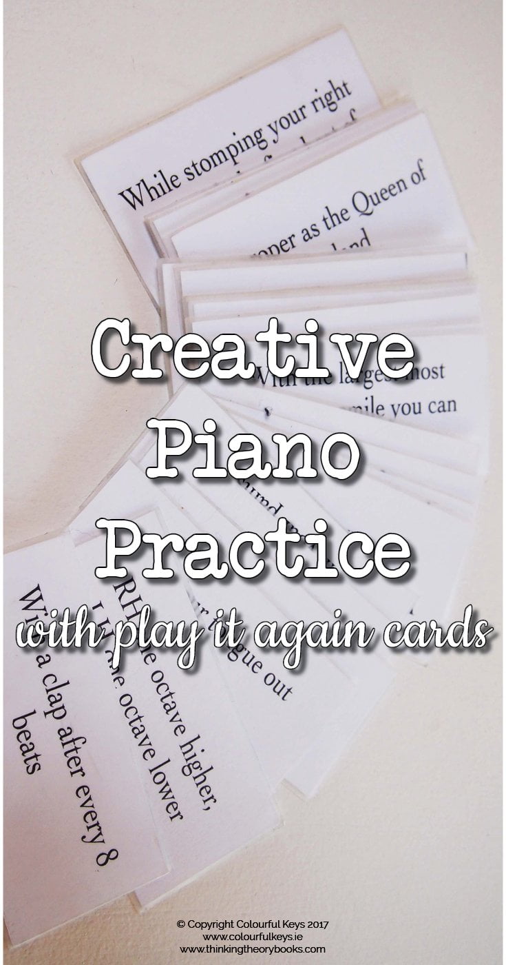 Play it again cards creative piano practice strategies