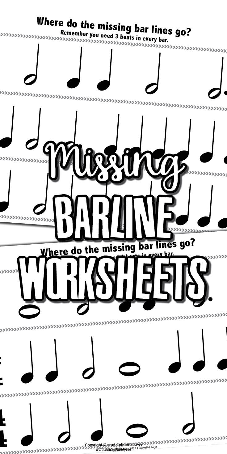 Missing barline worksheets