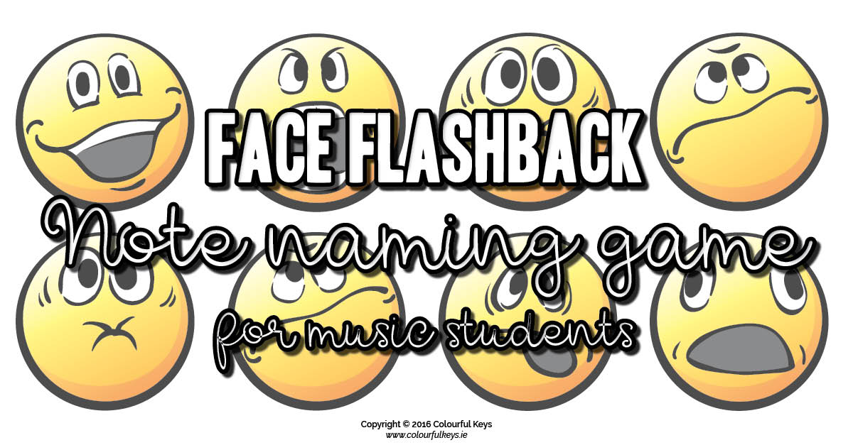 Face flashback music theory game