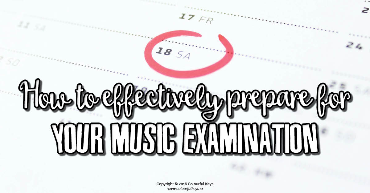 How to prepare for a piano exam