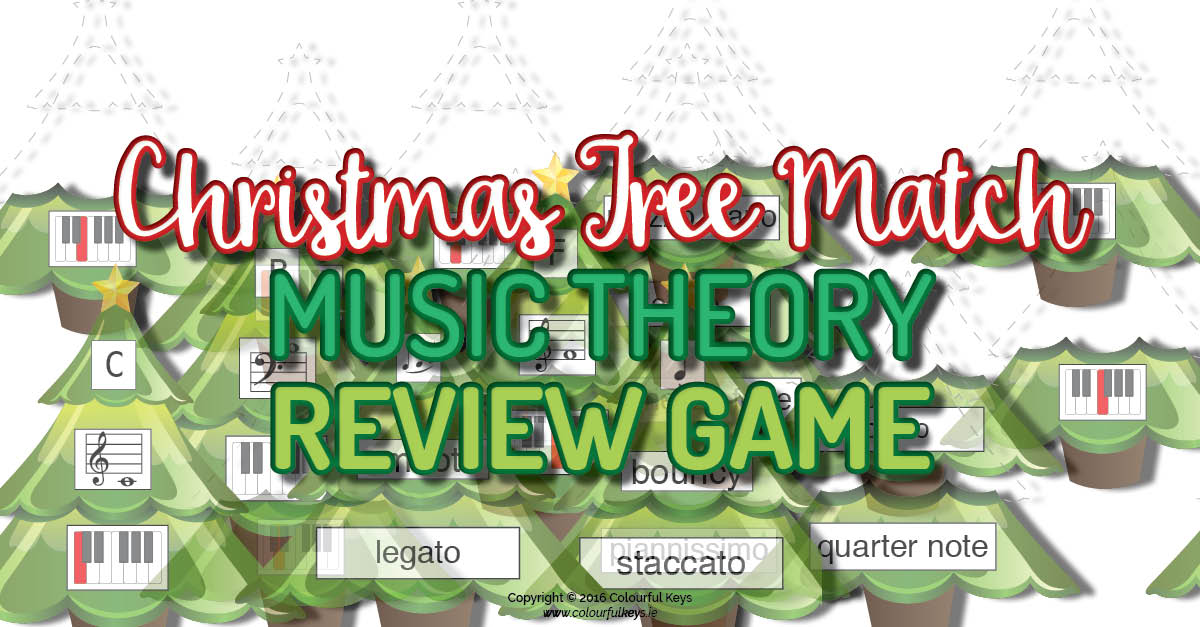 Christmas music theory game