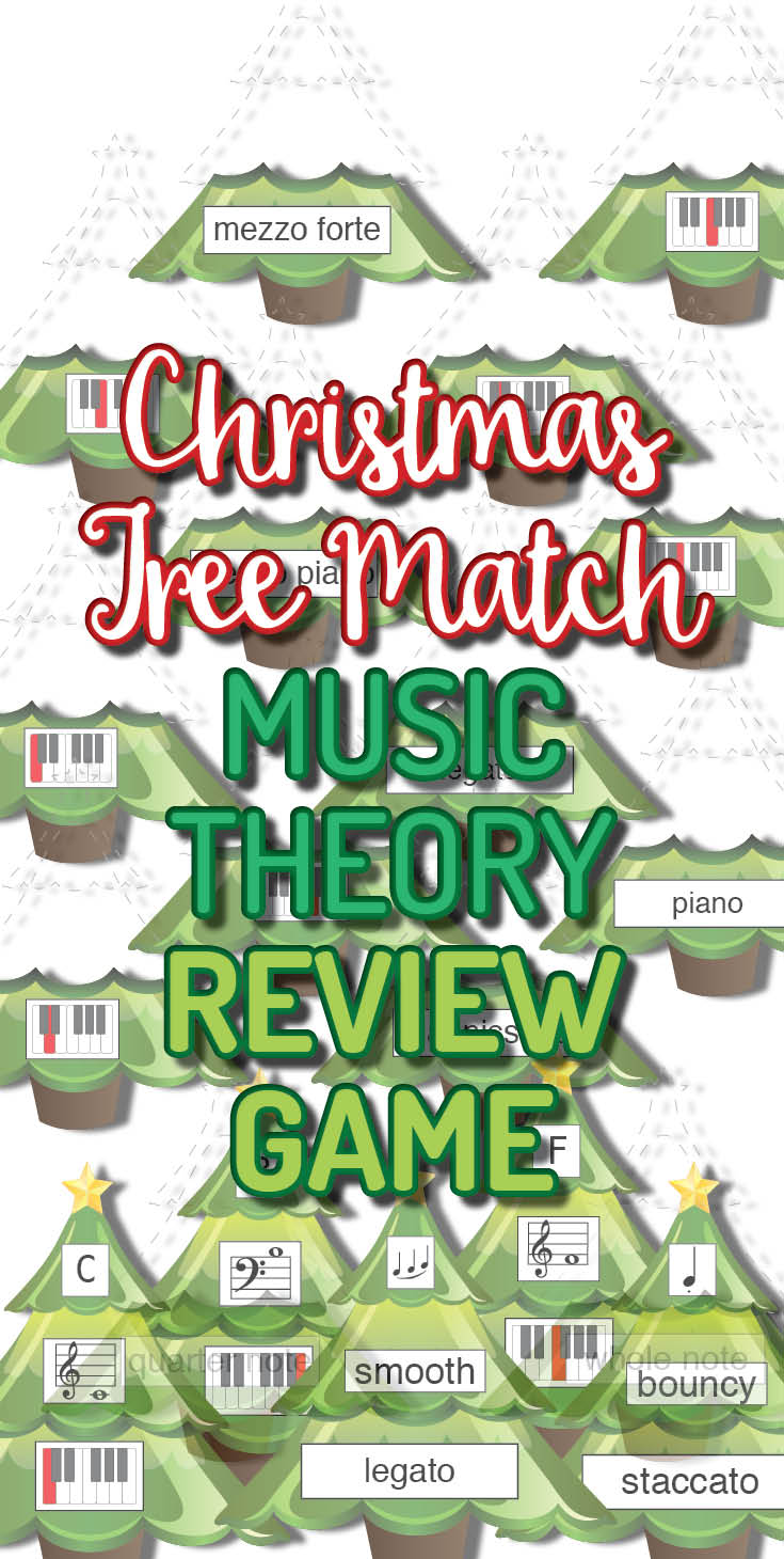 Holiday themed music theory board game