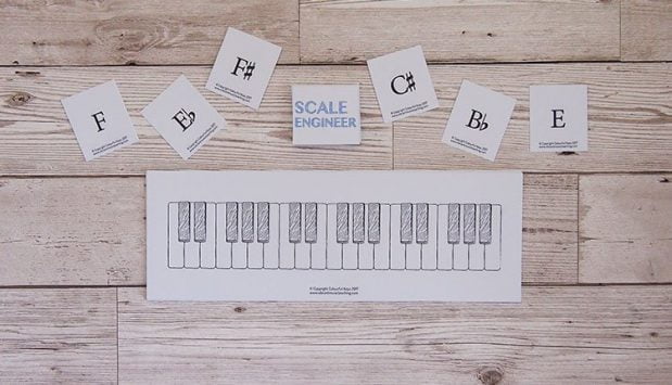 Scale Engineer music theory game from the Vibrant Music Teaching library