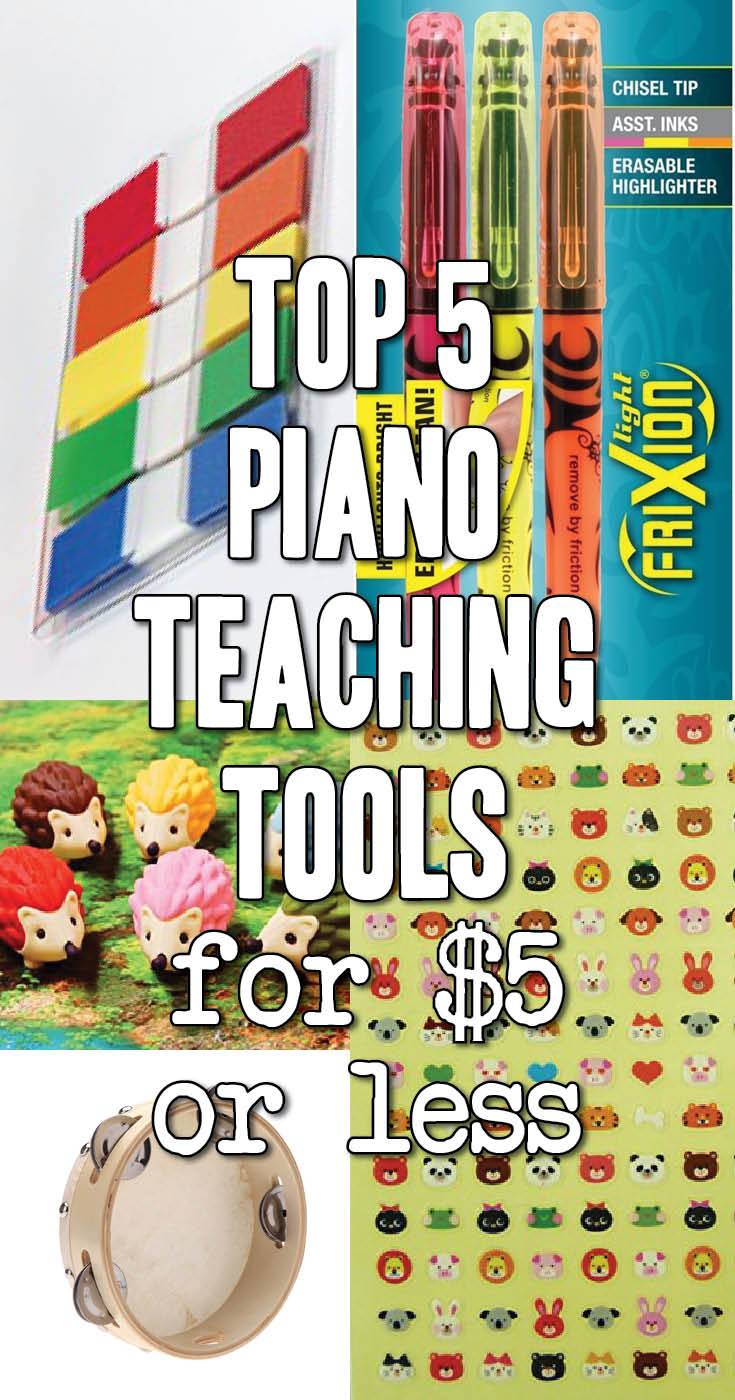 Cheap and cheerful tools for piano teachers