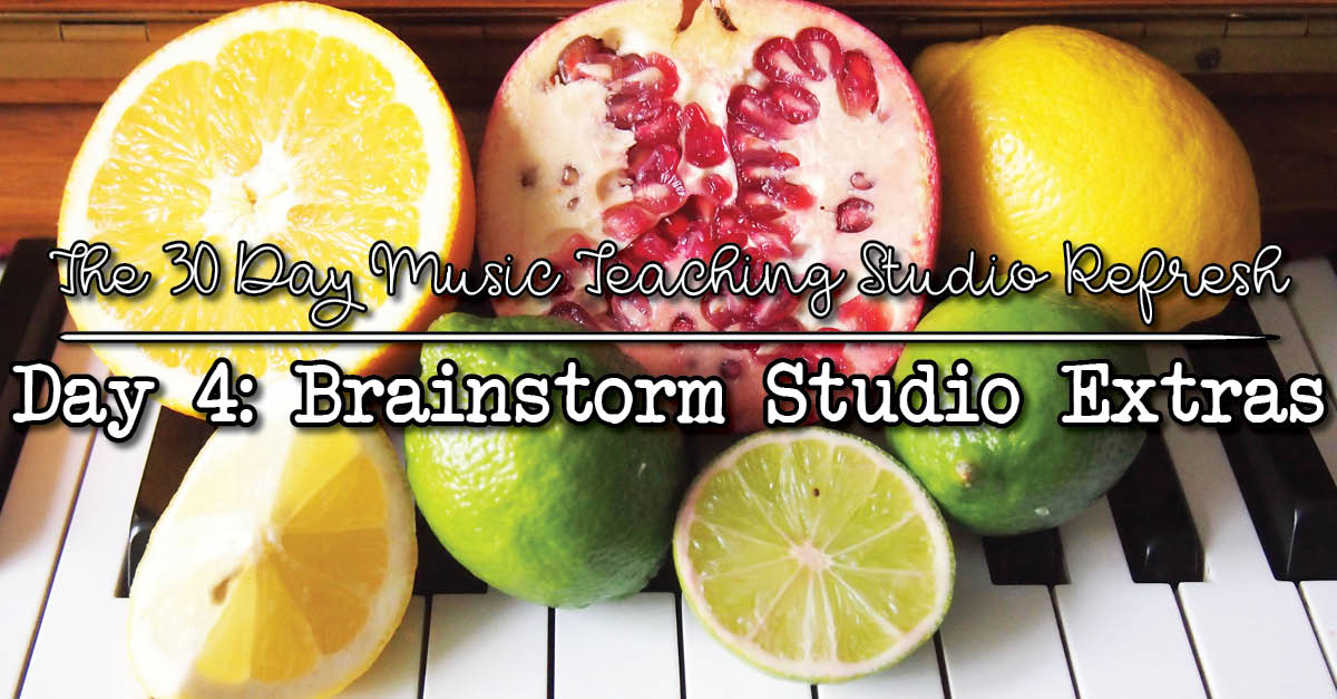 Music Teaching Studio Extras
