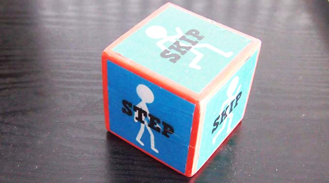 step and skip musical dice