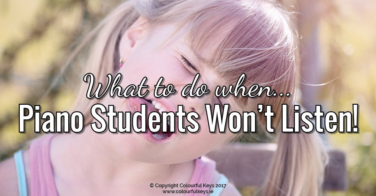 6 Solutions for Defiant Piano Students