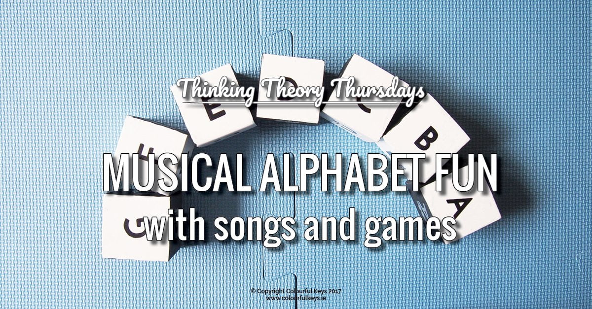Musical Alphabet Fun Forwards, Backwards, Upside Down and Sideways