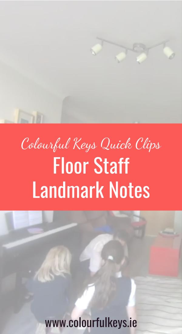 CKQC006_ The clefs and first landmark notes on the floor staff Pinterest 2