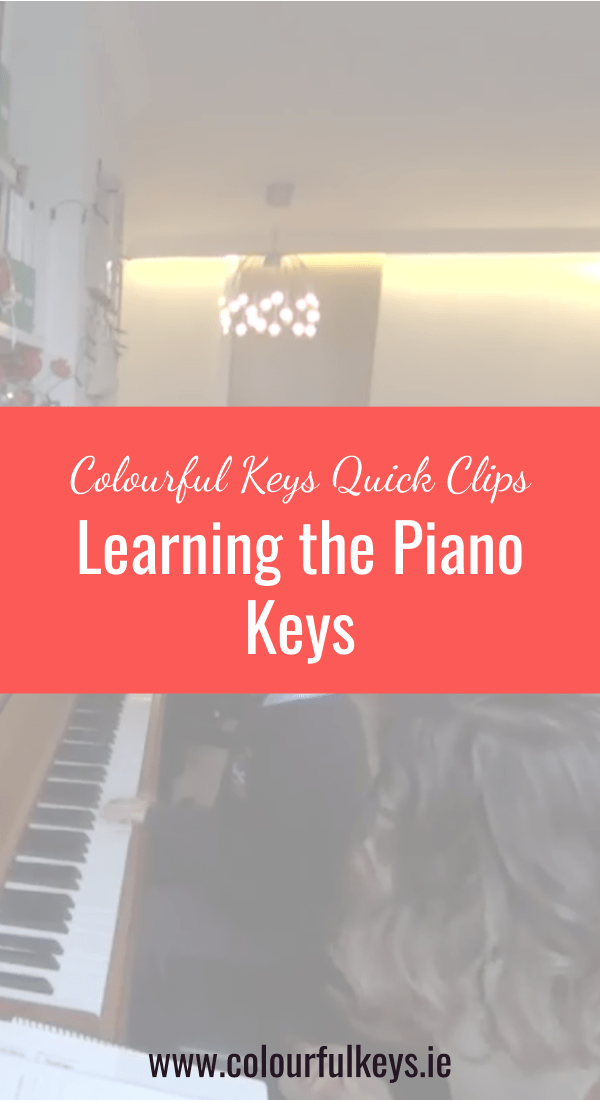 CKQC022_ Learning piano keys with the CDE and FGAB songs from Piano Safari Pinterest 2