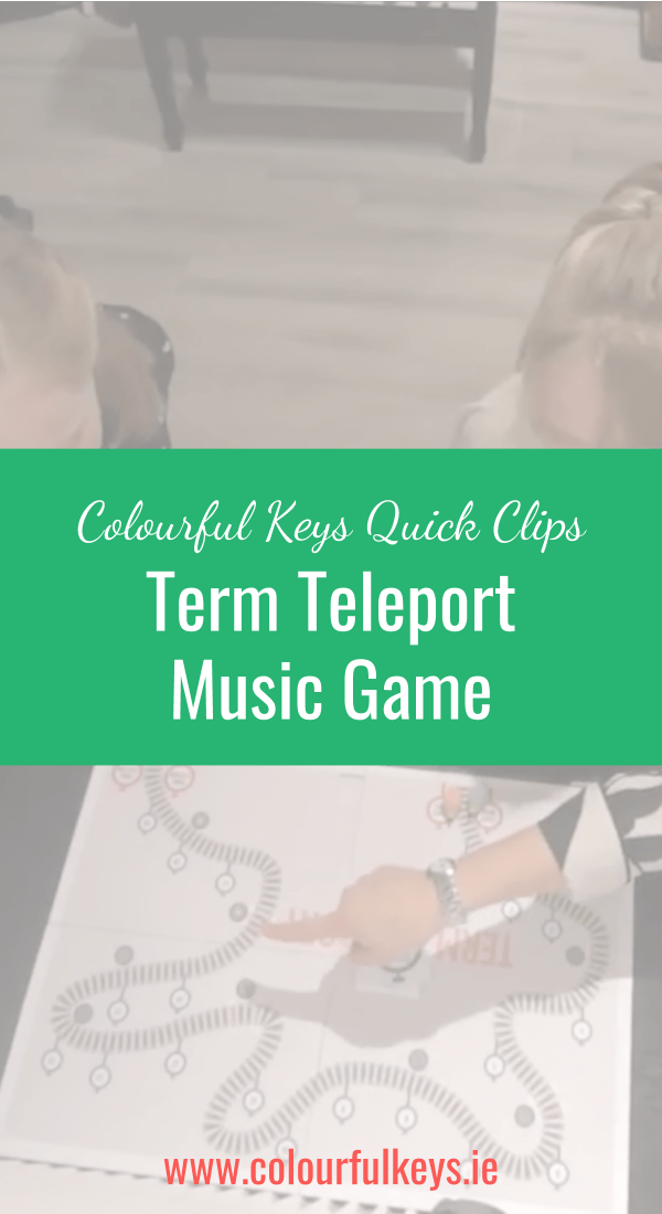 CKQC034_ ‘Term Teleport’ music theory game for early intermediates Blog Post Image Template Pinterest