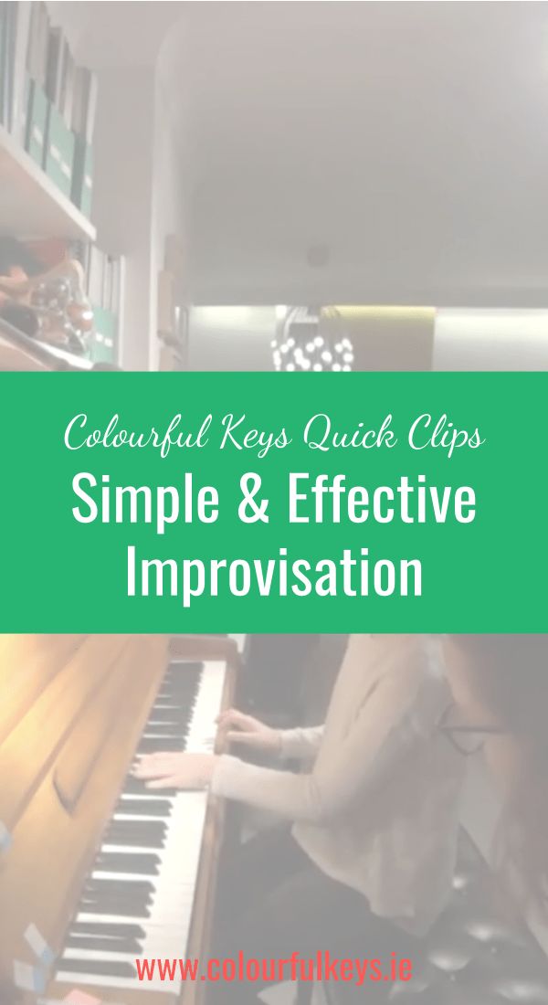 CKQC039_ Simple but effective solo improvisation for beginners Blog Post Image Template Pinterest