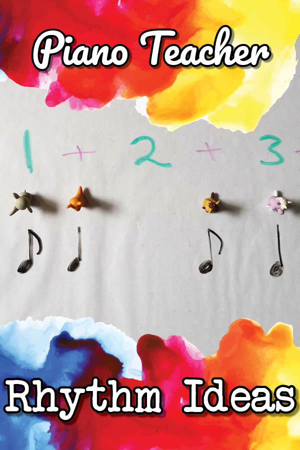 How to Teach Metric Rhythm Counting to Piano Students using erasers and a whiteboard!