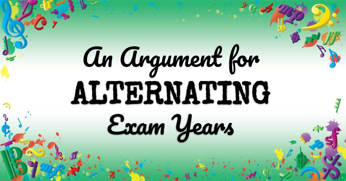 VMT090 An Argument for Alternating Exam Years