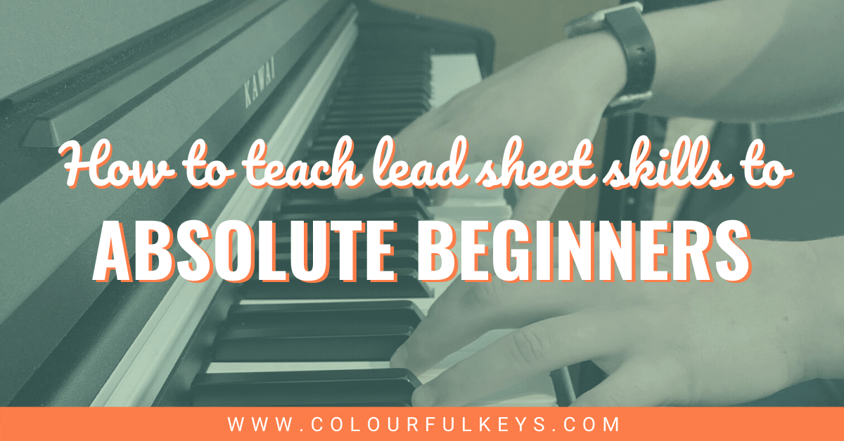 How to Teach Lead Sheet Skills to Absolute Beginners facebook 2
