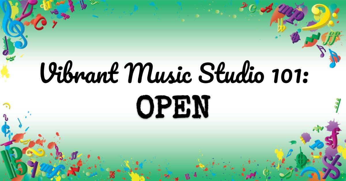 VMT108 Vibrant Music Studio 101 Open