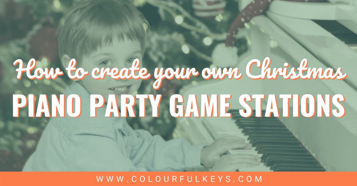4 Fun DIY Christmas Piano Party Games facebook 2