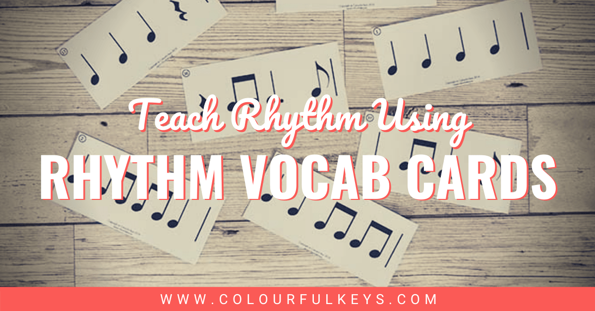 Teach Rhythm as a Vocabulary of Patterns with These Rhythm Vocab Cards facebook 1 new