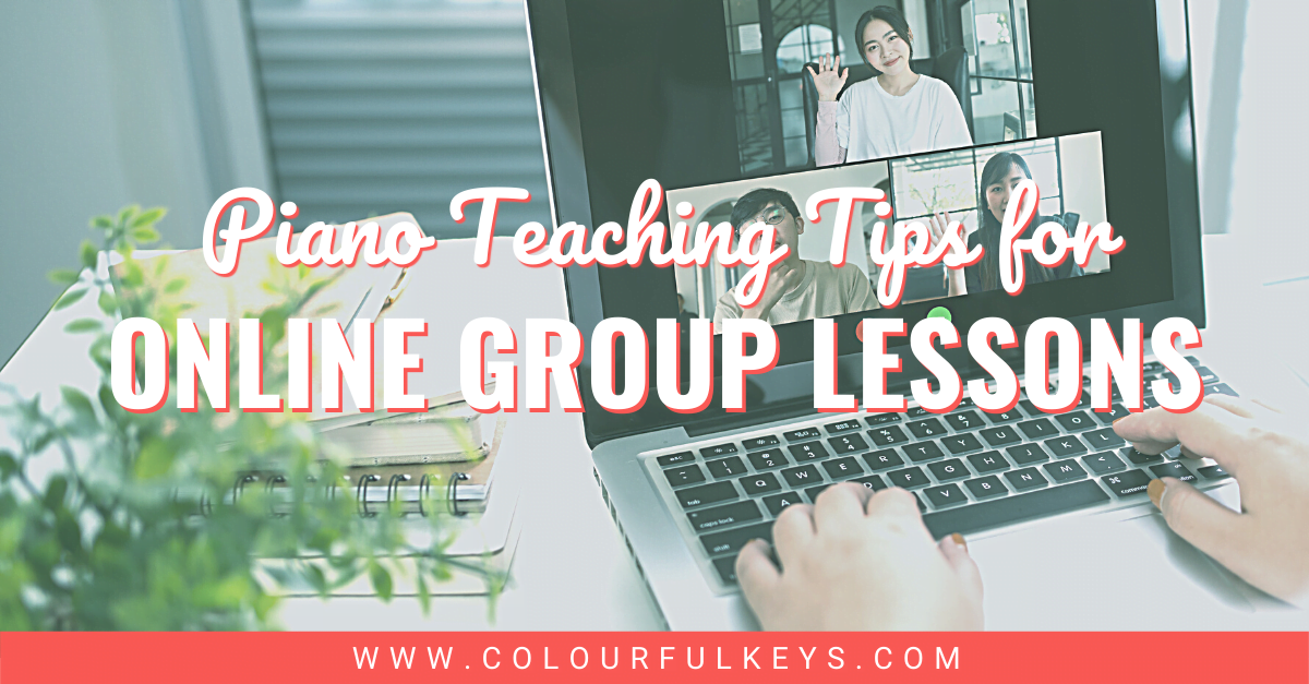 How to Have a Piano Group Class Online - Piano with Lauren