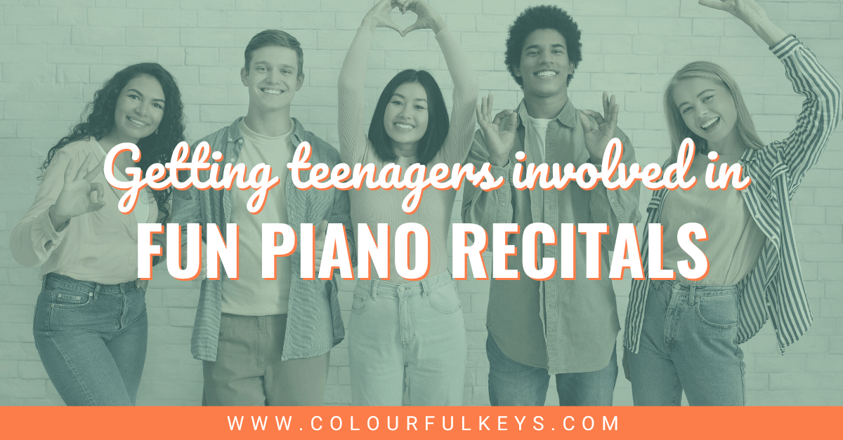teen piano recitals