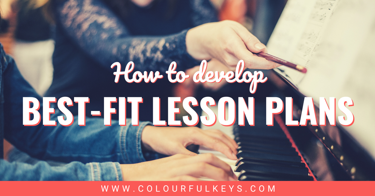 Tailor Piano Lesson Plans