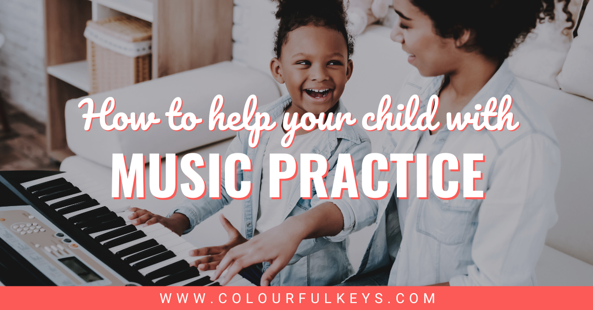how to help your child with music practice