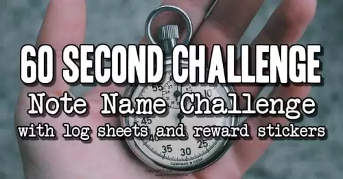 60 second note naming challenge